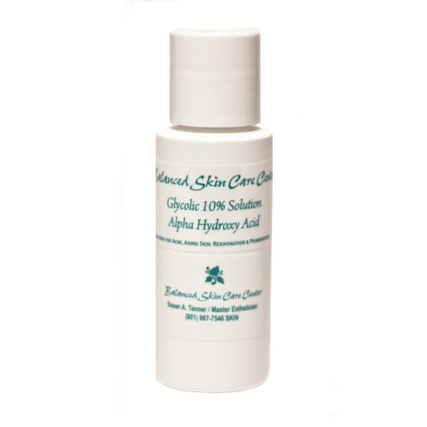 Glycolic 10% Solution Alpha Hydroxy Acid 2oz